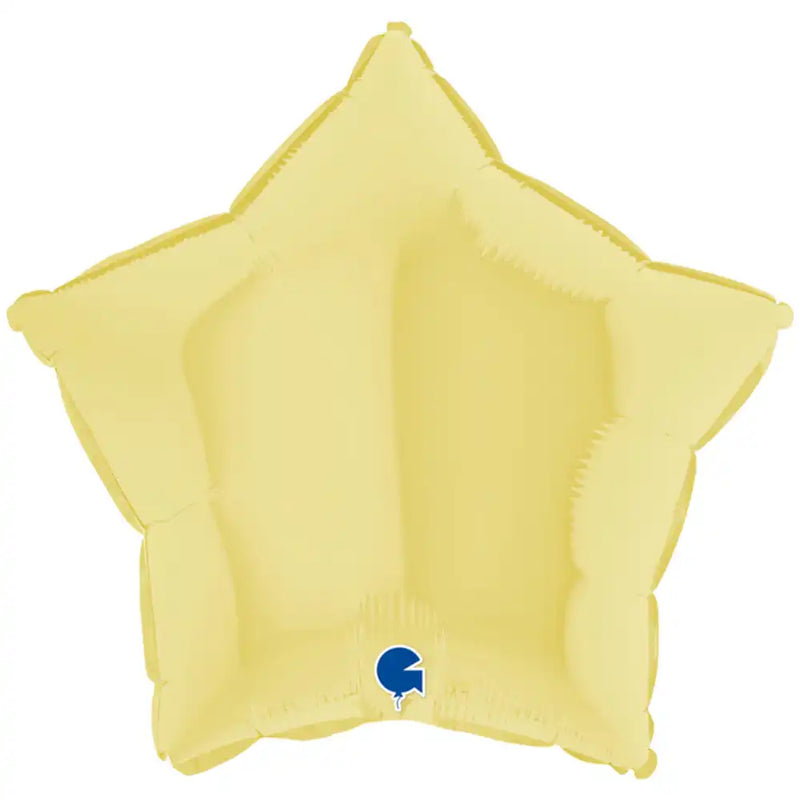 Star Foil Balloon - Matte Yellow Everyday