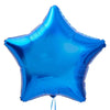 Deluxe Personalised Balloon Bunch - 21st Birthday Gold & Blue Personalised Balloons
