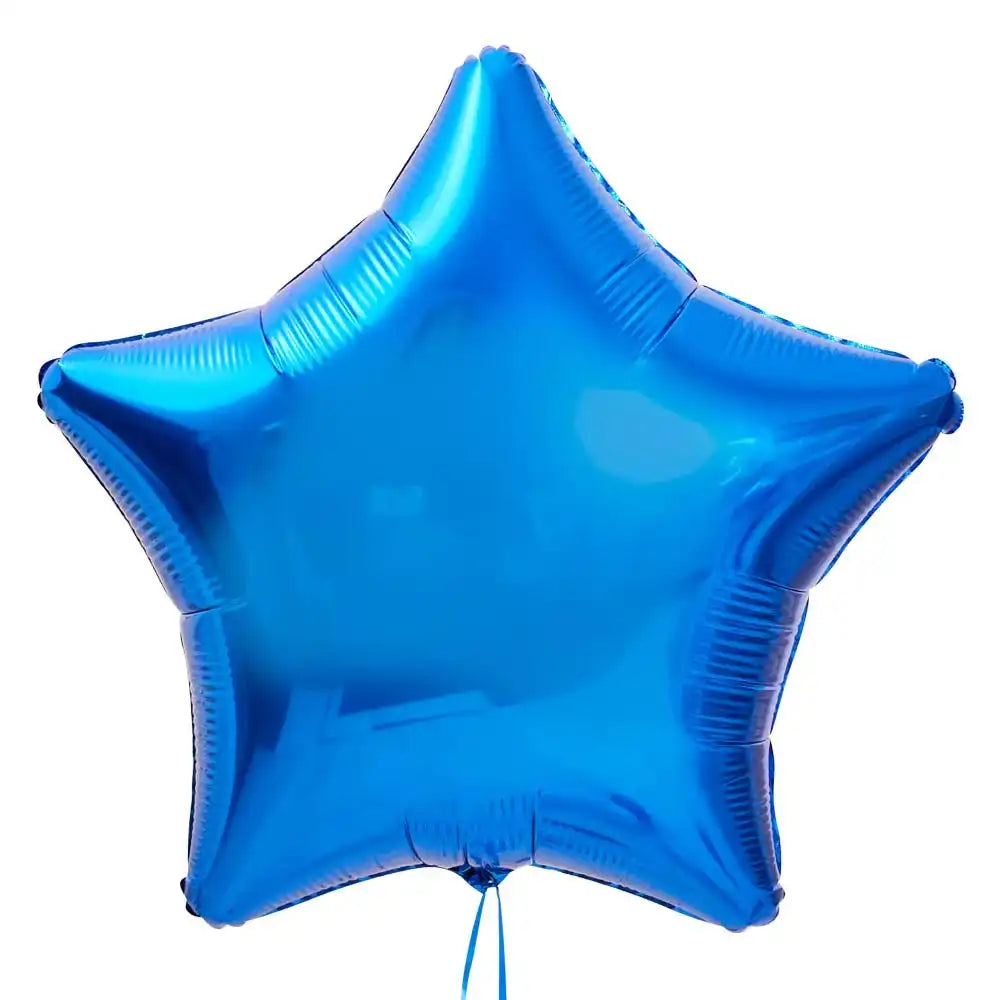 Deluxe Personalised Balloon Bunch - 60th Birthday Blue Personalised Balloons