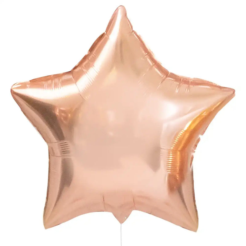 Deluxe Personalised Balloon Bunch - 40th Birthday Rose Gold Personalised Balloons