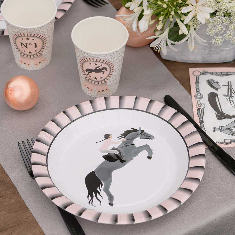 Horse Riding Paper Party Plates (x10) Kids Party