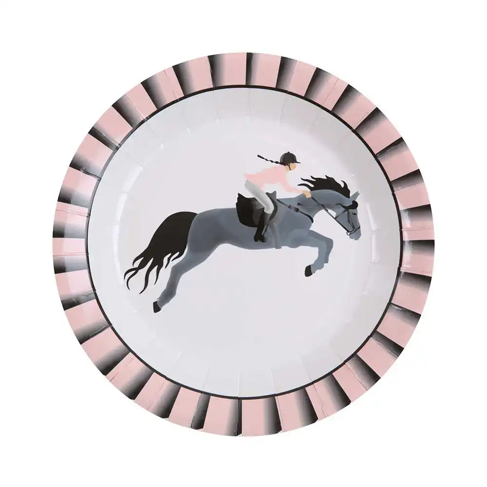 Horse Riding Paper Party Plates (x10) Kids Party