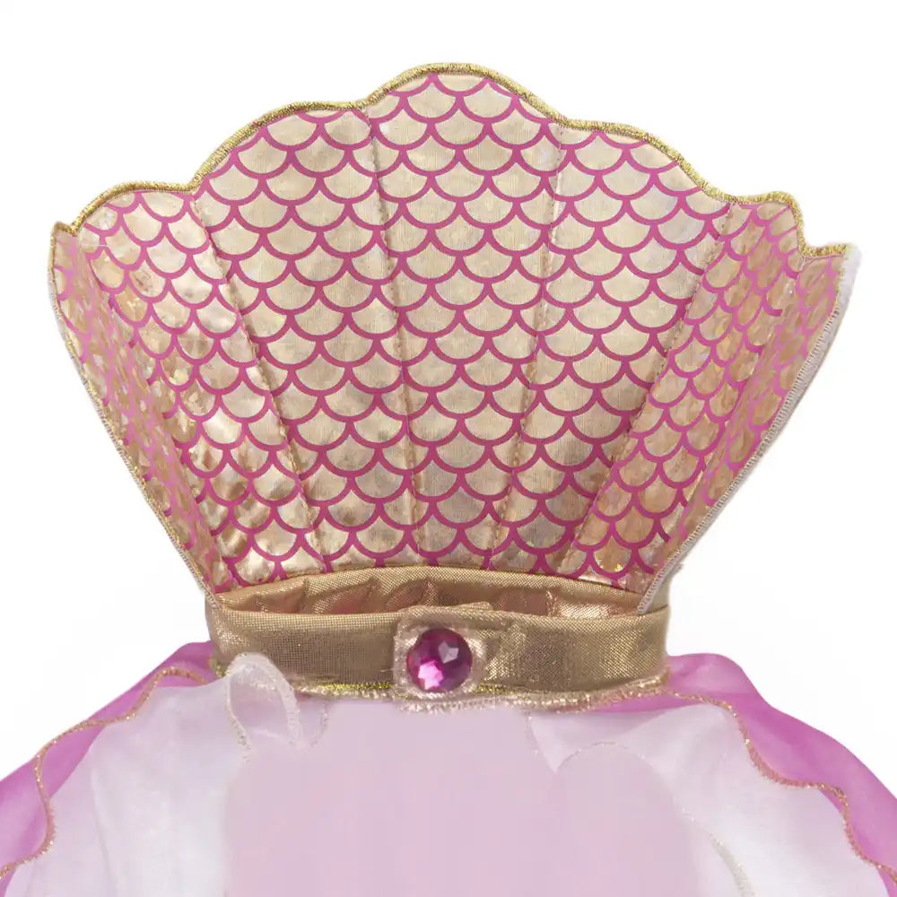 Kids Mermaid Glitter Pink Cape Kids Party