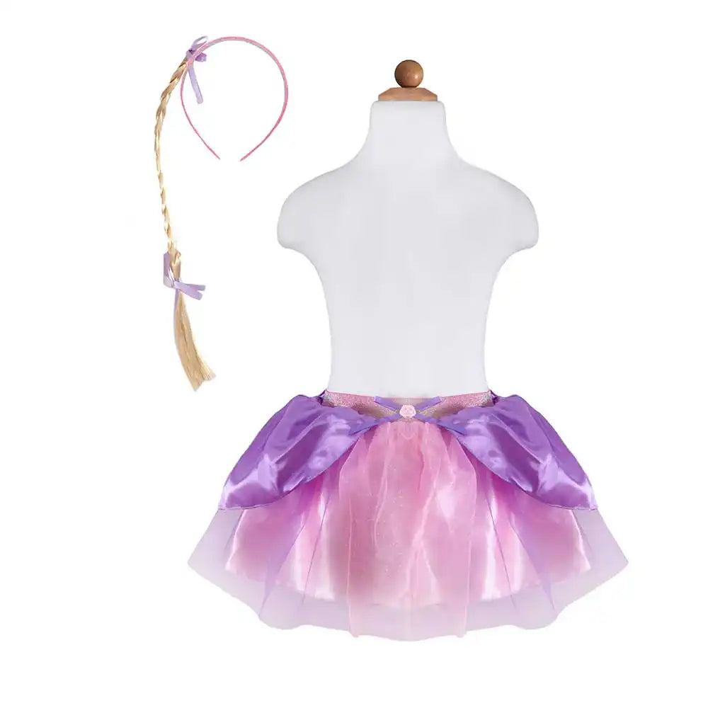 Kids Rapunzel Skirt with Braid Kids Party
