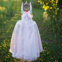 Kids Sequin Cape - Silver Great Pretenders