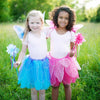 Kids Glitter Blue Skirt, Wings and Wand Set Kids Party