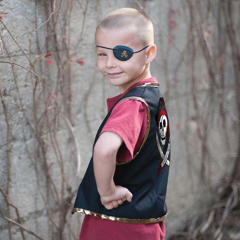 Kids Pirate Vest and Eye Patch Great Pretenders