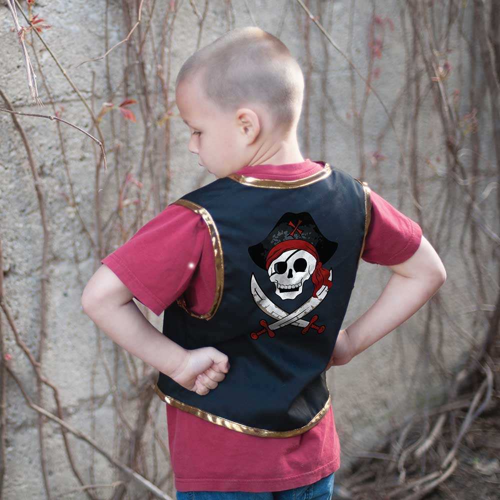 Kids Pirate Vest and Eye Patch Great Pretenders