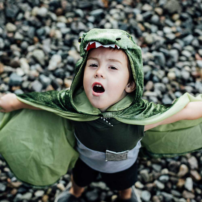 Kids T-Rex Hooded Cape