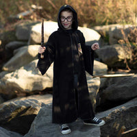Kids Wizard Cloak with Glasses Great Pretenders