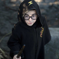 Kids Wizard Cloak with Glasses Great Pretenders