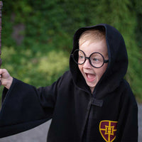 Kids Wizard Cloak with Glasses Great Pretenders