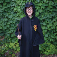 Kids Wizard Cloak with Glasses Great Pretenders