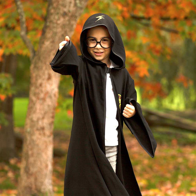 Kids Wizard Cloak with Glasses Great Pretenders