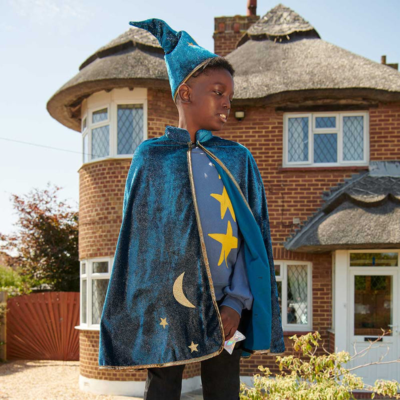 Kids Starry Night Cape with Hat