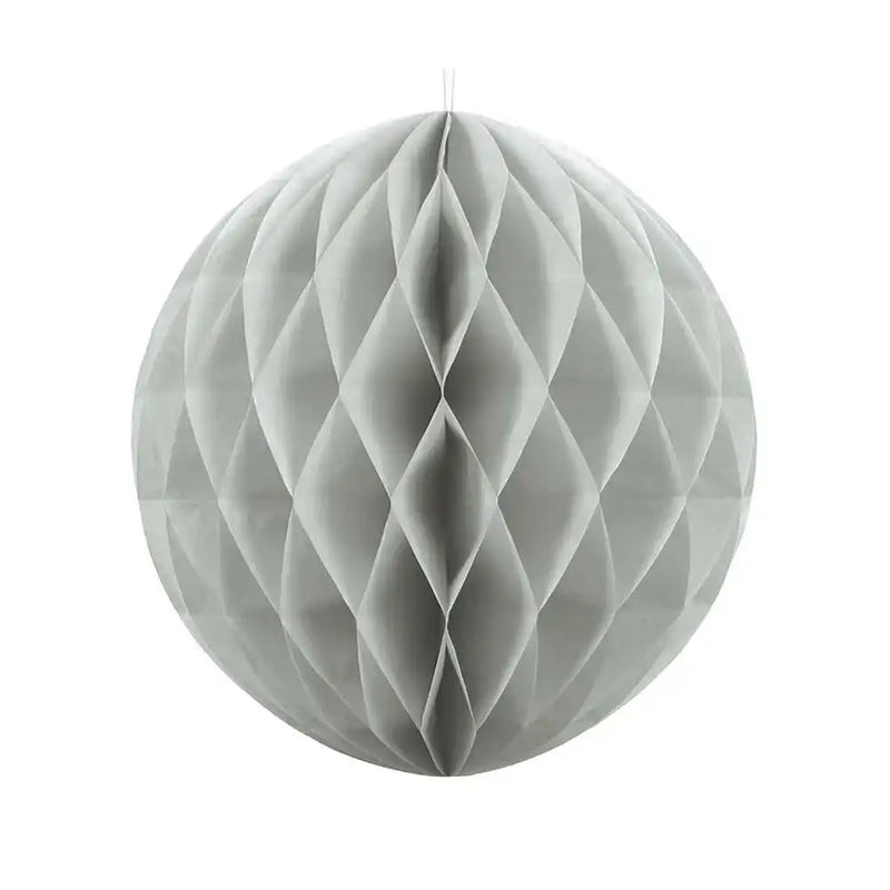 Honeycomb Paper Ball - Grey Large (40cm) General Party
