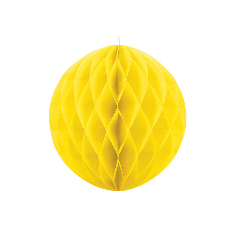 Honeycomb Paper Ball - Yellow