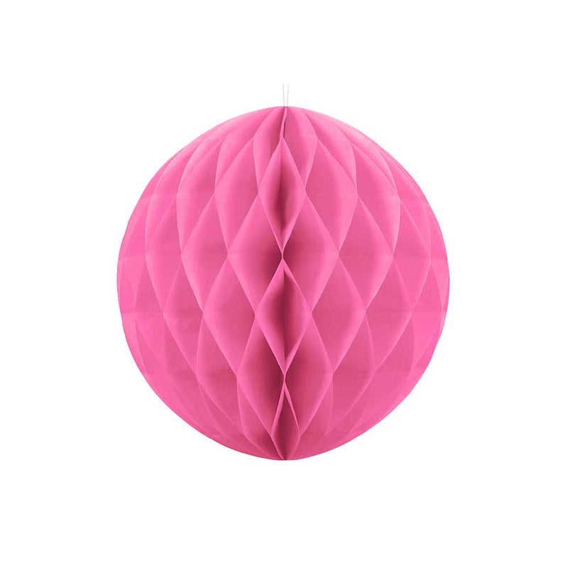 Honeycomb Paper Ball (30cm) - Pink