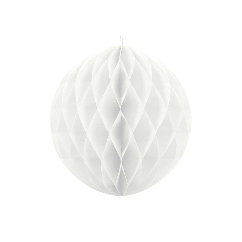 Honeycomb Paper Ball (30cm) - White