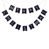 Navy Merry Christmas Flag Bunting Christmas 2024