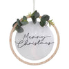 Merry Christmas Wooden Wreath Christmas 2024