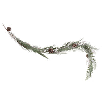 White Berries Foliage Garland Christmas 2024