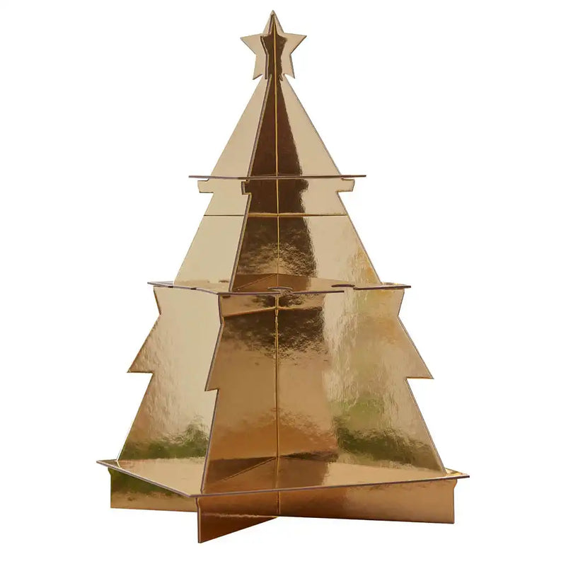3D Tree Shaped Treat Stand Christmas 2024