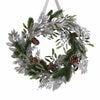 Silver Mistletoe Foliage Wreath Christmas 2024