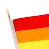 Rainbow Hand Flag with Wooden Stick Pride