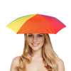 Rainbow Adult Umbrella Hat Pride
