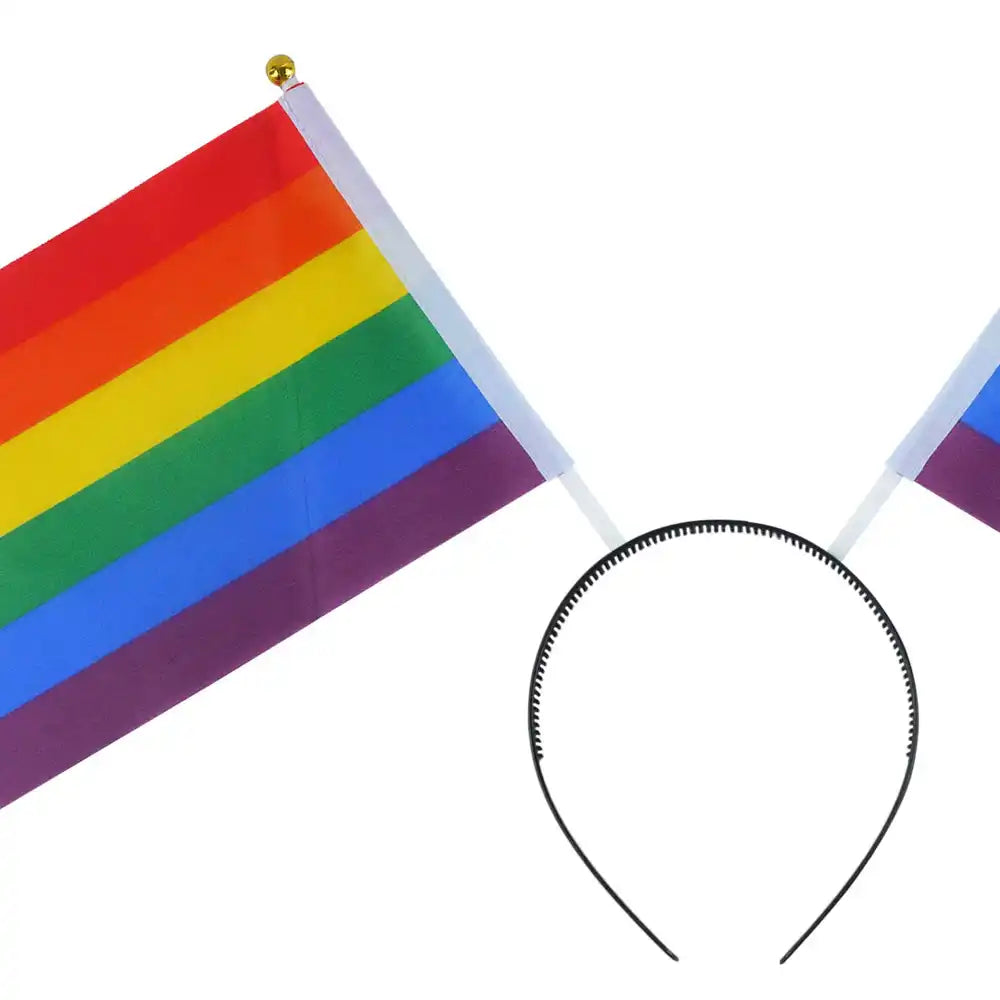 Rainbow Flag Adult Headband Pride