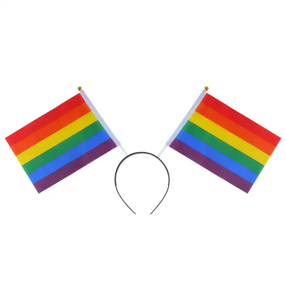 Rainbow Flag Adult Headband Pride