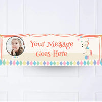 Circus Stallion Personalised Party Banner Personalised Banner
