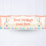 Circus Stallion Personalised Party Banner