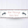 Horse Riding Personalised Party Banner No Personalised Banner