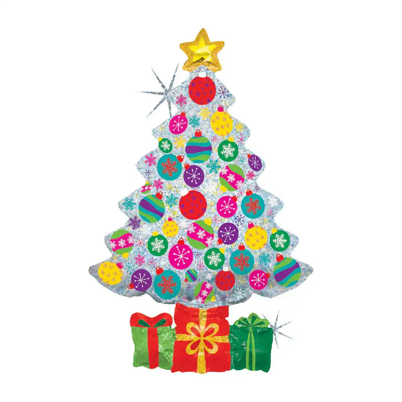 Sparkling Ornament Tree Balloon Christmas 2024