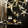 Gold Paper Star Decoration (45cm) Christmas