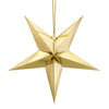 Gold Paper Star Decoration (45cm) Christmas