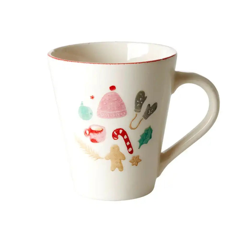 Christmas Print Ceramic Mug Christmas 2024