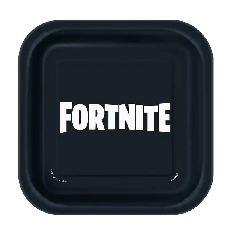 Fortnite Small Paper Party Plates (x8) Kids Party