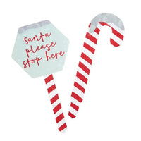 Candy Cane Garden Signs Christmas 2024
