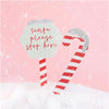 Candy Cane Garden Signs Christmas 2024