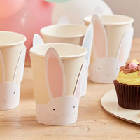 Pop Out Bunny Paper Party Cups (x8) Easter