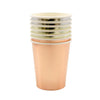 Assorted Metallics - Paper Party Cups (x8) Own Brand