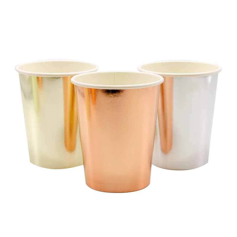 Assorted Metallics Table Set (x8)