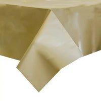 Gold Paper Table Cover Own Brand