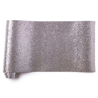 Metallic Silver Glitter Table Runner Own Brand