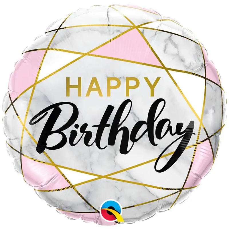 Birthday Marble Rectangles General Party