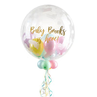 Personalised Bubble Balloon in a Box - Sweet Baby Personalised Balloons