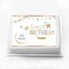 Personalised Photo Cake - Mixed Metallics Large (up to 20 small portions) Personalised Cake